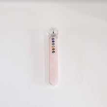 Load image into Gallery viewer, Rose Quartz Chakra Wand
