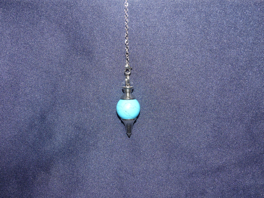 Blue Howlite Pendulum