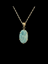 Load image into Gallery viewer, Larimar Sterling Silver Pendant
