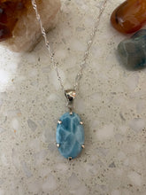 Load image into Gallery viewer, Larimar Sterling Silver Pendant
