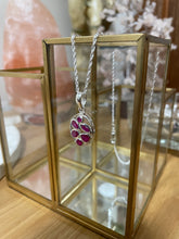 Load image into Gallery viewer, Ruby Sterling Silver Pendant
