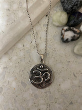 Load image into Gallery viewer, Om Symbol Sterling Silver Pendant
