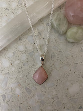 Load image into Gallery viewer, Pink Opal Sterling Silver Pendant
