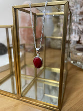 Load image into Gallery viewer, Ruby Sterling Silver Pendant
