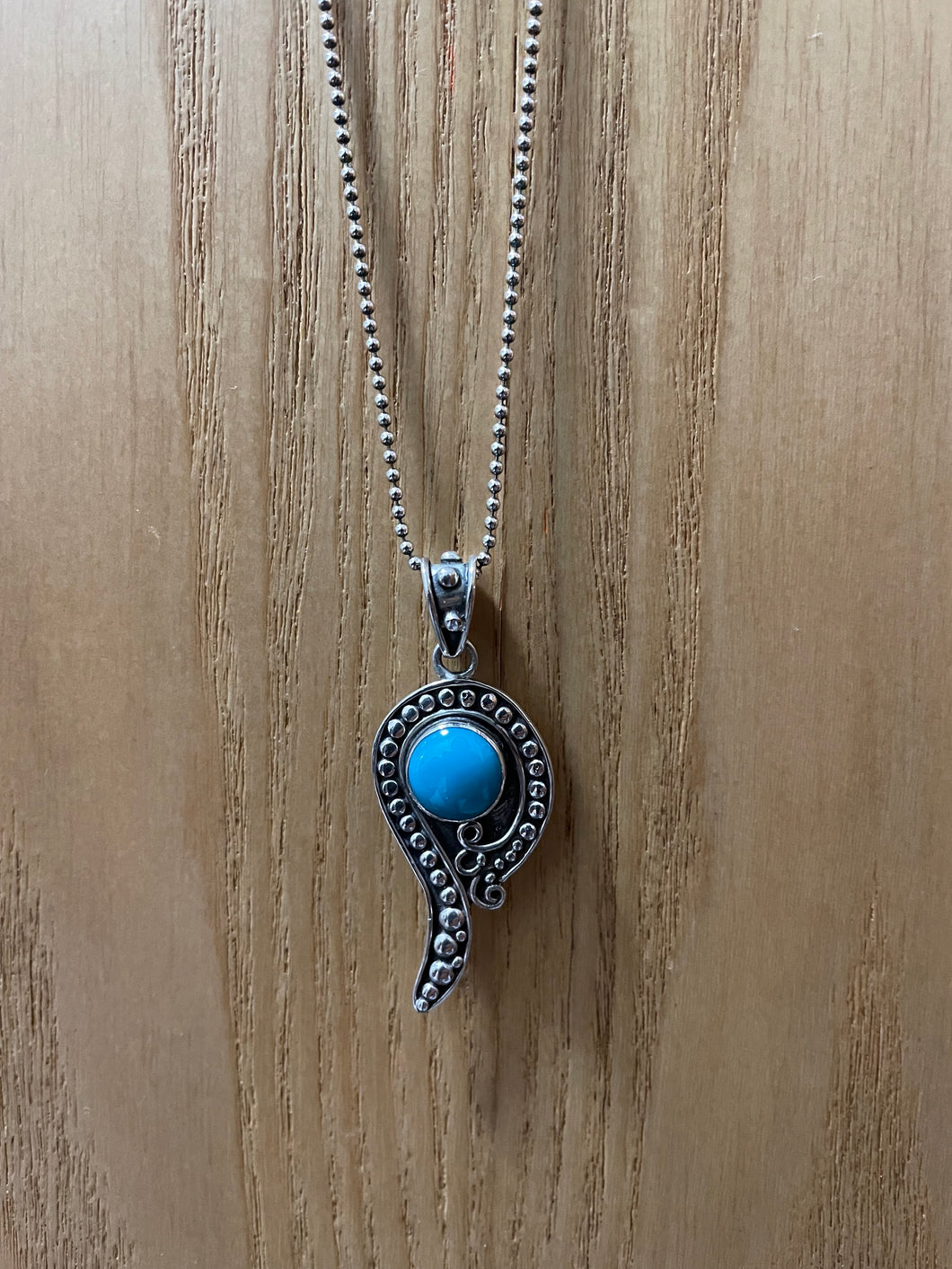 Turquoise Sterling Silver Pendant