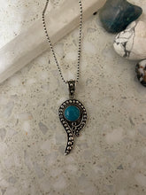 Load image into Gallery viewer, Turquoise Sterling Silver Pendant
