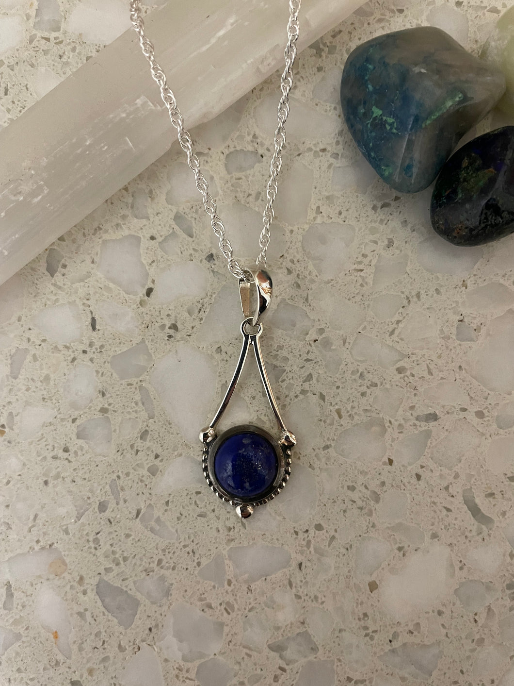 Lapis Lazuli Sterling Silver Pendant