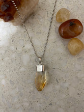 Load image into Gallery viewer, Citrine Sterling Silver Pendant
