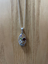 Load image into Gallery viewer, Chakra Gems Sterling Silver Pendant
