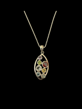 Load image into Gallery viewer, Chakra Gems Sterling Silver Pendant
