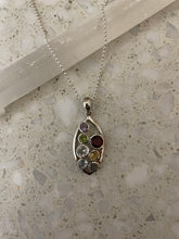 Load image into Gallery viewer, Chakra Gems Sterling Silver Pendant
